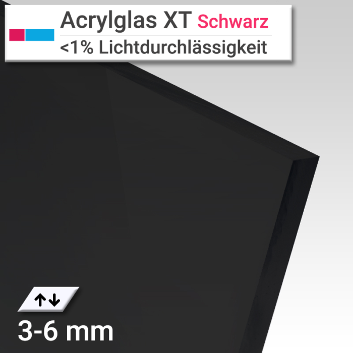 acrylglas xt schwarz