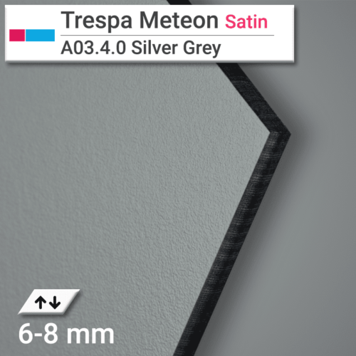 Trespa® Meteon® HPL Platte Satin Dekor6 und 8 mm StärkeVerschiedene Farben 