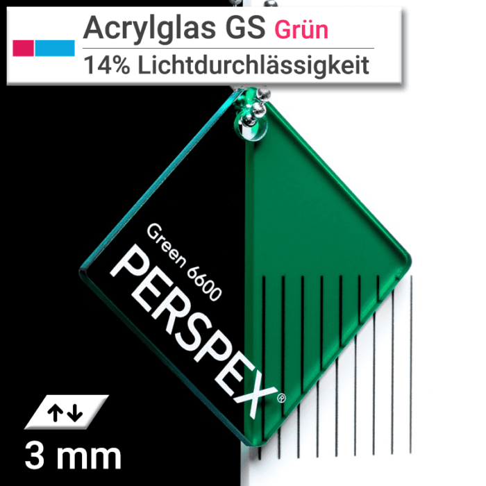 acrylglas gs gruen perspex 6600