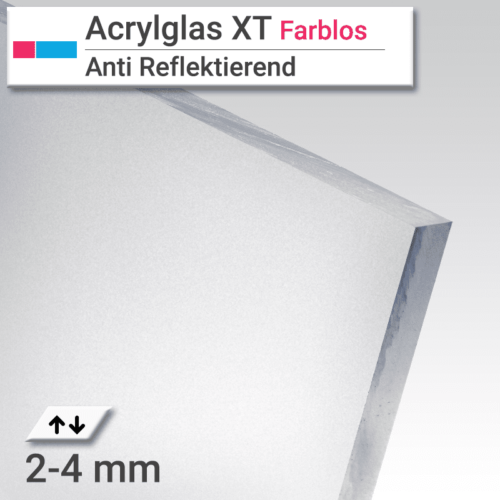 acrylglas xt farblos antireflektierend