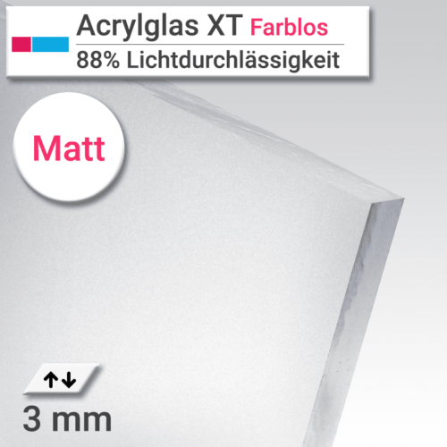 Acryl XT-Platte 2mm Zuschnitt DIN A4 297x210mm 026 opal weiß PMMA Kunststoffglas 