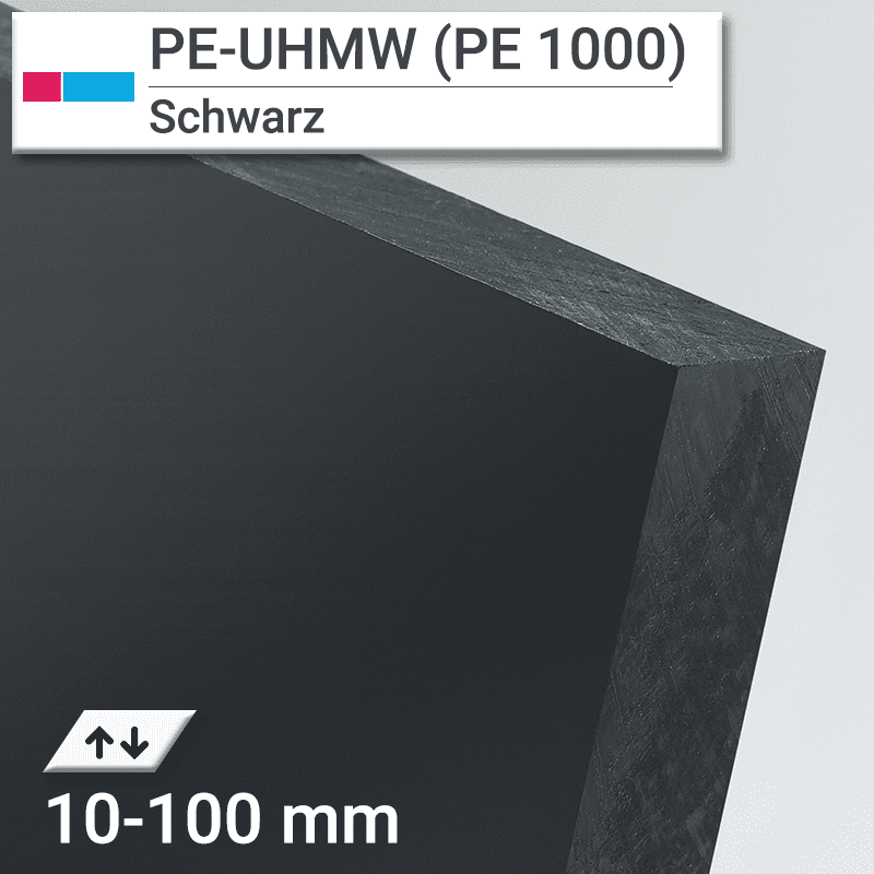PE HD-1000 UHMW Platte 20 mm 150 x 145 mm Grün Vollmaterial Kunststoff 