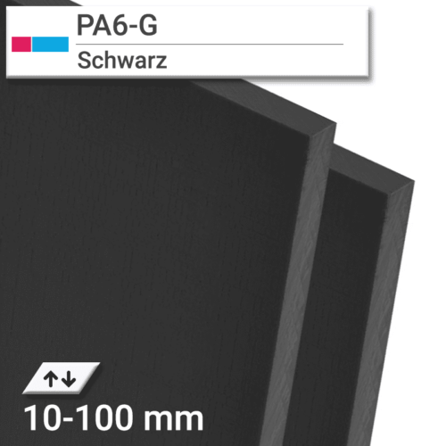 Elfenbein PA6-G Platte 200 x 200 x 50 mm Polyamid 6 Guß 