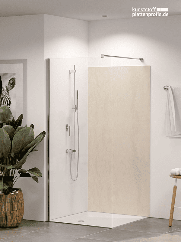 Duschrückwand Feinsteinzeug