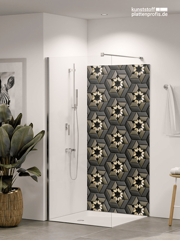 Duschrueckwand Rhombus