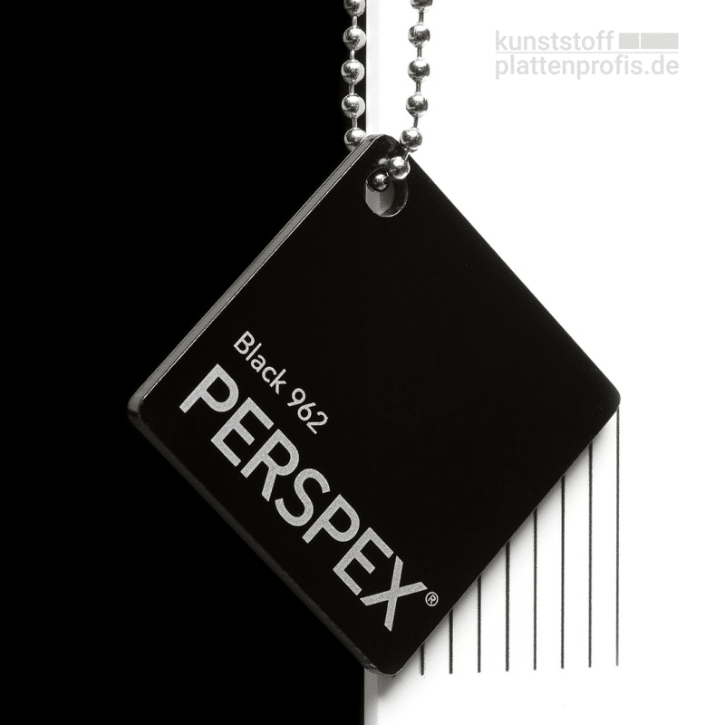 Acrylglas GS Schwarz Deckend Perspex 962
