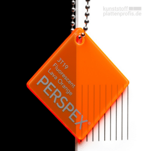 Acrylglas GS Orange Fluor Perspex 3T19