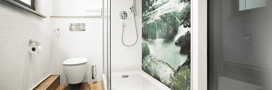 Duschrueckwand Hotel