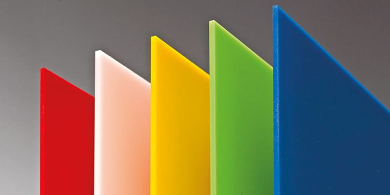 Acrylglas Farbvarianten