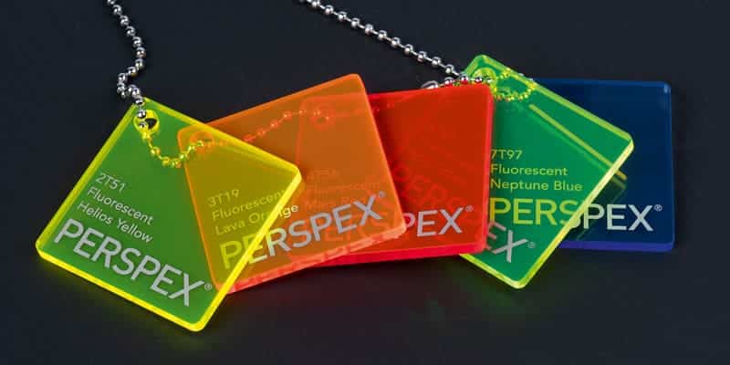 Acrylglas Fluoreszierend