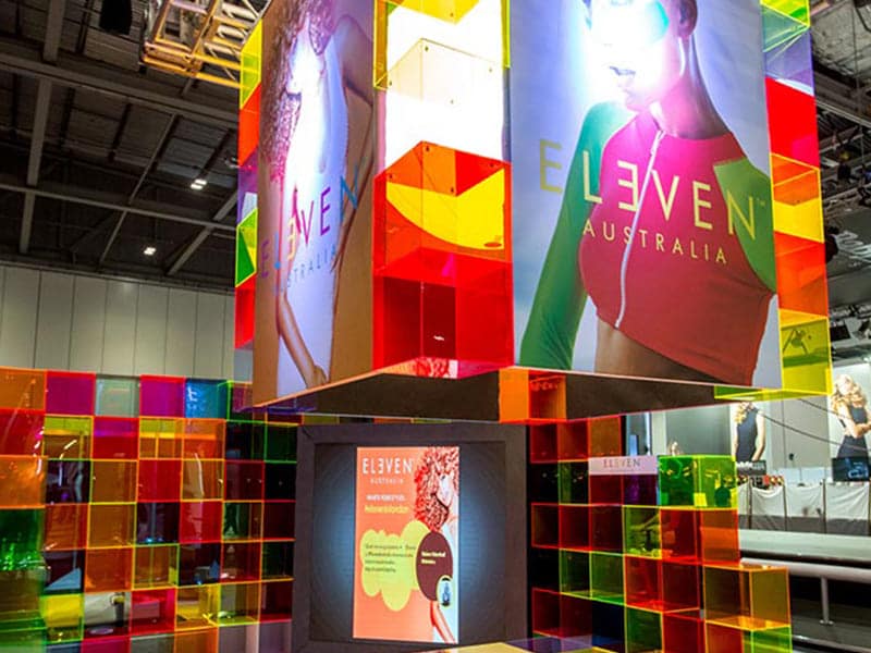 Acrylglas Messestand