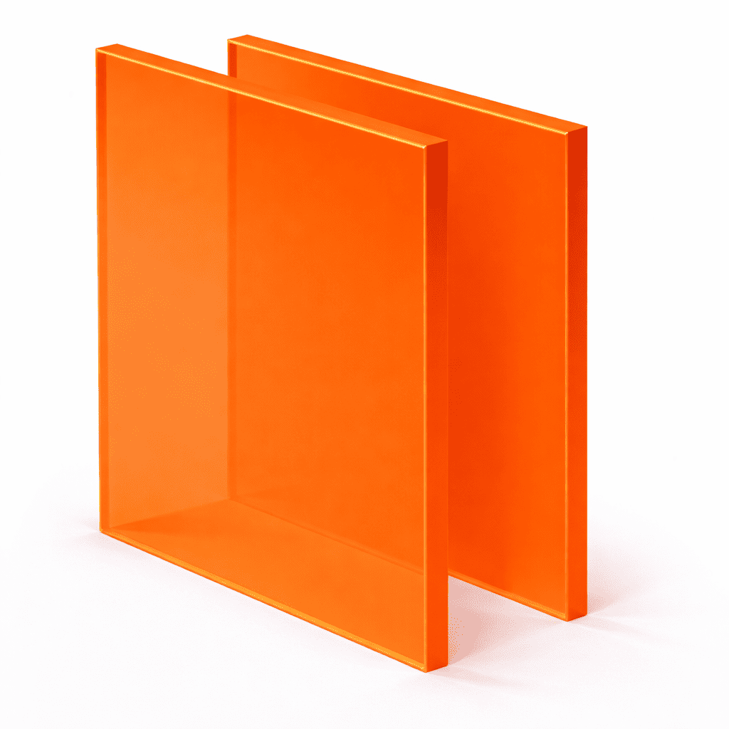 Acrylglas Lava Orange